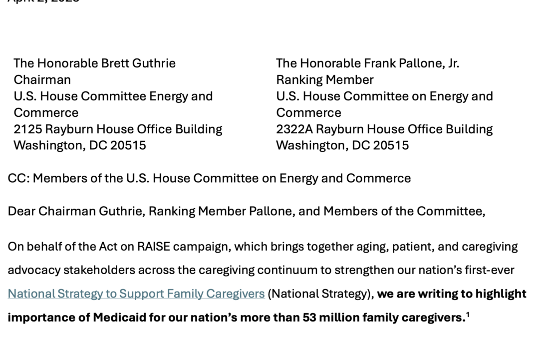 Sign on Letter Medicaid Cuts – House Energy & Commerce